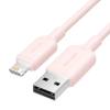 VENTION USB 2.0 A Male to Lightning Male 2.4A Cable 1M Pink PVC Type (LAMPF) (VENLAMPF)