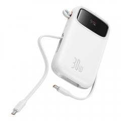 Baseus QPow 2 10000mAh 30W powerbank white (P10055008213-00) (BASP10055008213-00)