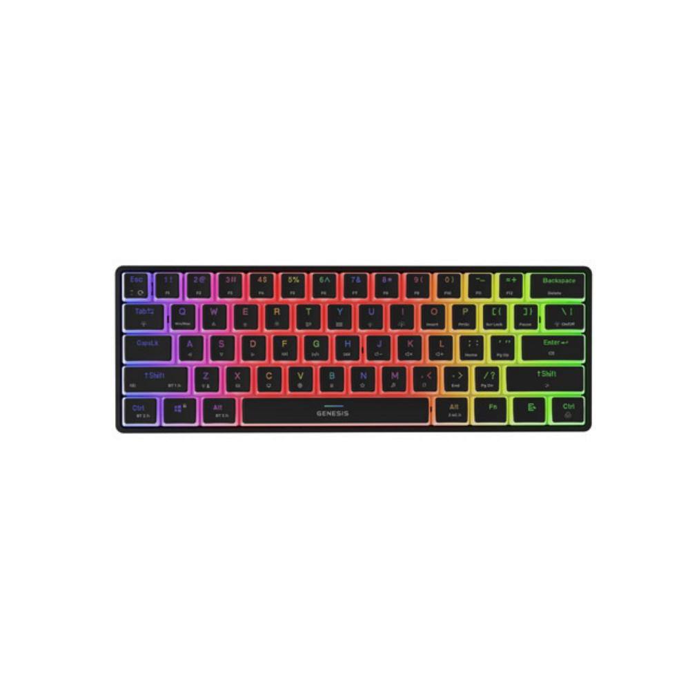 Genesis Gaming Keyboard Thor 660 G2 US Black Wireless RGB Mechanical Cateron Brown (NKG-2196) GNSNKG-2196)