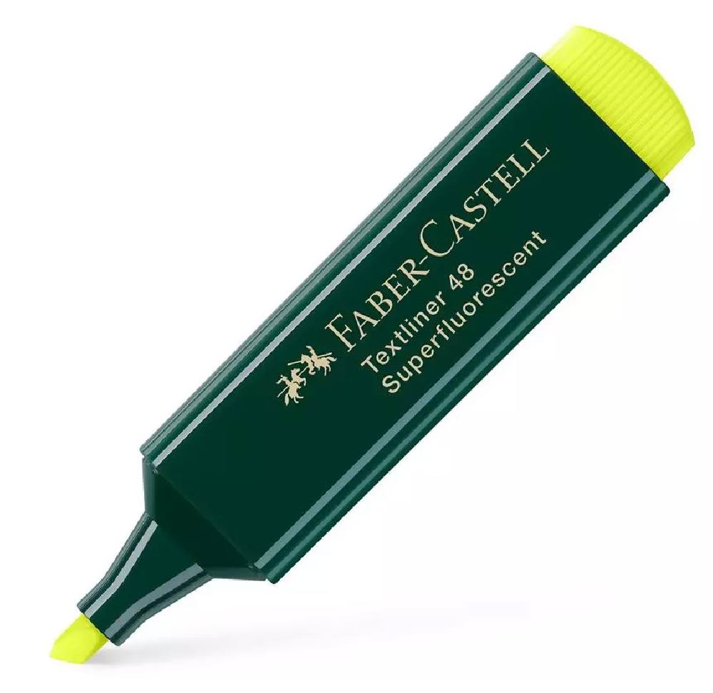 FABER-CASTELL μαρκαδόρος υπογράμμισης Textliner 48, κίτρινος, 1τμχ