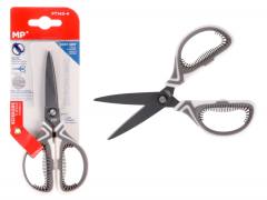 MP ψαλίδι χαρτιού PT143-4, μεταλλική λεπίδα, 14.5cm, λευκό-γκρι