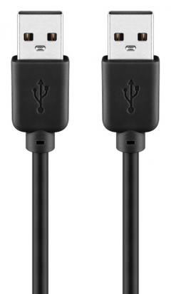 GOOBAY καλώδιο USB 2.0 Type A 93594, copper, 3m, μαύρο