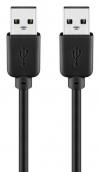 GOOBAY καλώδιο USB 2.0 Type A 93594, copper, 3m, μαύρο