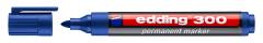 EDDING ανεξίτηλος μαρκαδόρος 300, 1.5-3mm, επαναγεμιζόμενος, μπλε