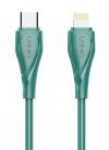 LDNIO καλώδιο Lightning σε USB-C LC611I, 30W PD, 1m, πράσινο