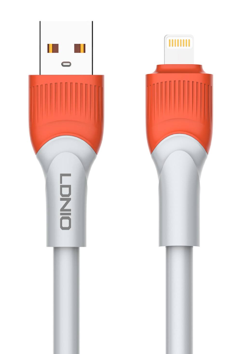 LDNIO καλώδιο Lightning σε USB LS601, 30W, 1m, γκρι