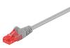 GOOBAY καλώδιο δικτύου 95591, CAT 6 U/UTP, CCA, 1.5m, γκρι