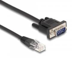 POWERTECH καλώδιο serial RS-232 σε RJ45 CAB-G040, 30cm, μαύρο