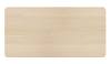 BRATECK επιφάνεια γραφείου TP12060R-2P, 120x60x1.8cm, μπεζ ξύλινη