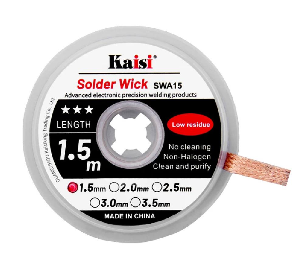KAISI σύρμα αποκόλλησης KAI-1515, χαλκού, 1.5mm x 1.5m