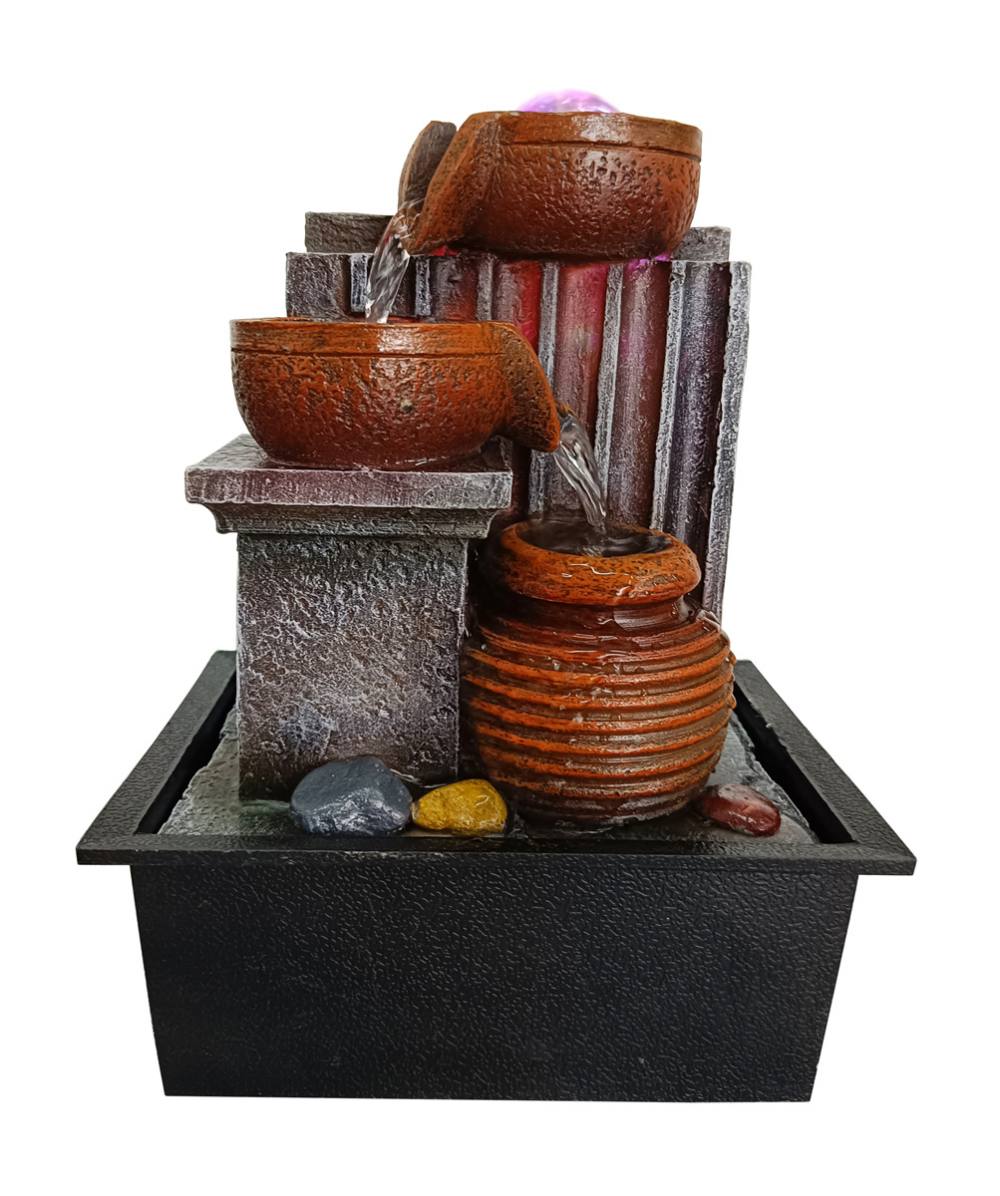 HOME USE διακοσμητικό συντριβάνι HUH-0168, φωτιζόμενο, 21x15.5x29cm