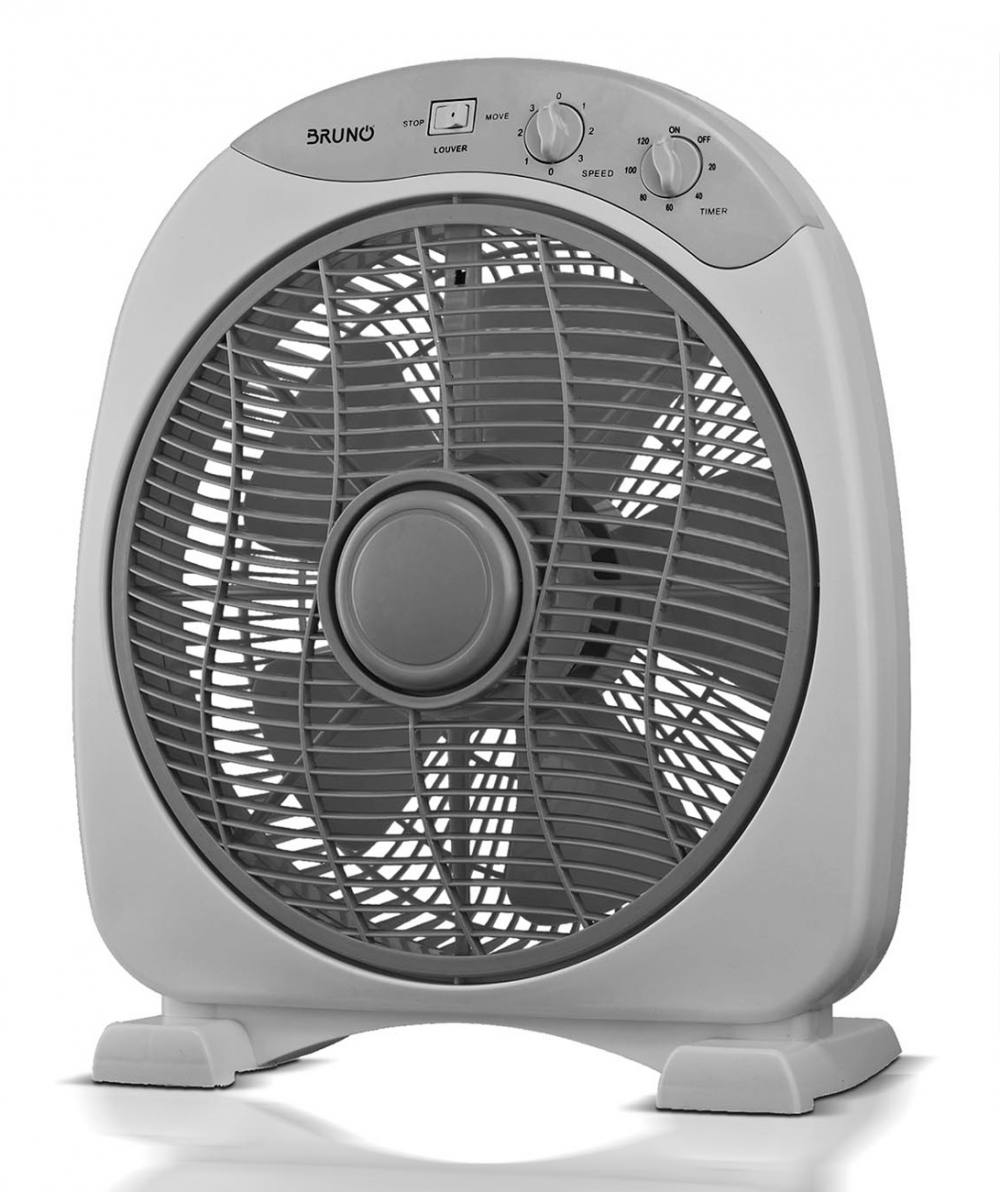 BRUNO ανεμιστήρας Box Fan BRN-0184, επιτραπέζιος/δαπέδου, 38W 32cm, γκρι