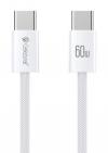 CELEBRAT καλώδιο USB-C U600, 60W, 480Mbps, 1m, λευκό