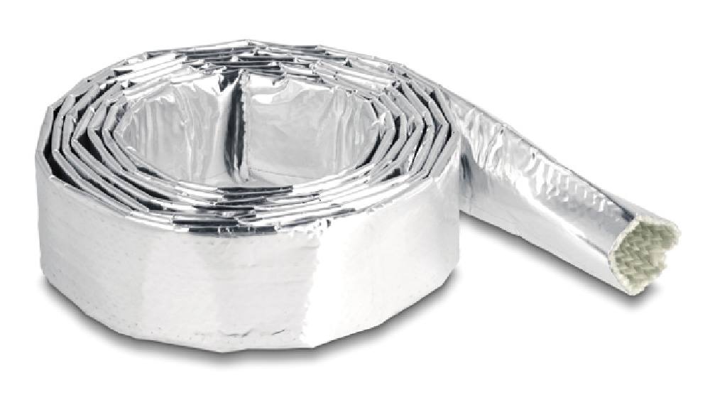 DELOCK περίβλημα μόνωσης καλωδίων 19004, αλουμινίου, 20mm x 2m, ασημί