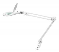 PROSKIT μεγεθυντικός φακός MA-1209LI με σφιγκτήρα, LED, 5D 2.25x, λευκός