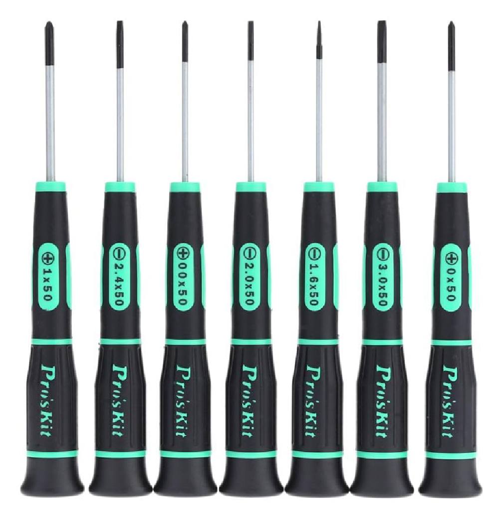 PROSKIT σετ κατσαβιδιών ακριβείας SD-081A με θήκη, 7τμχ