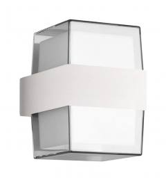 POWERTECH LED φωτιστικό τοίχου HLL-0158, 14W, 4000K, 1120lm, IP65, λευκό