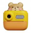 WOWKIDS παιδική φωτογραφική μηχανή K64 με εκτυπωτή, 26MP, 2", κίτρινη