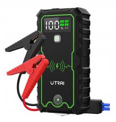 UTRAI εκκινητής μπαταρίας αυτοκινήτου JS-1 Pro με φακό, 12V/2500A, 16000mAh