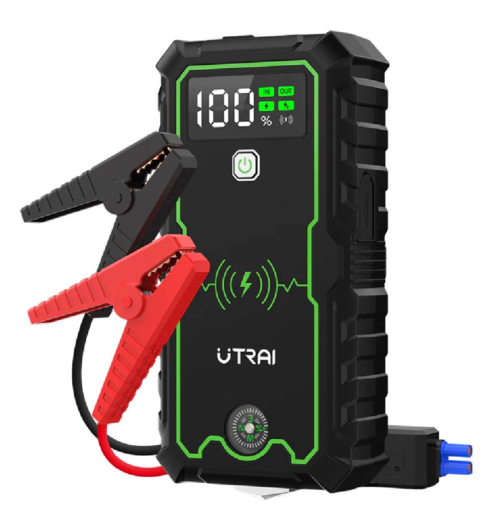 UTRAI εκκινητής μπαταρίας αυτοκινήτου JS-1 Pro με φακό, 12V/2500A, 16000mAh