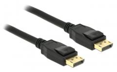 DELOCK καλώδιο DisplayPort 1.2 83806, 4K/60Hz, 21.6 Gbps, 2m, μαύρο
