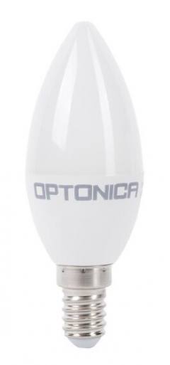 OPTONICA LED λάμπα candle C37 1428, 8W, 6000K, 710lm, E14