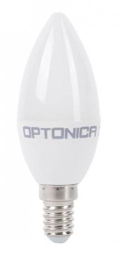 OPTONICA LED λάμπα candle C37 1430, 8W, 2700K, 710lm, E14