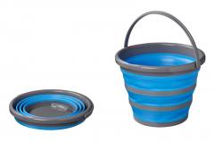 PROPLUS πτυσσόμενος κάδος 370307, 10L, μπλε/γκρι