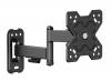 POWERTECH επιτοίχια βάση τηλεόρασης PT-1278, 13-32", έως 20kg, full motion
