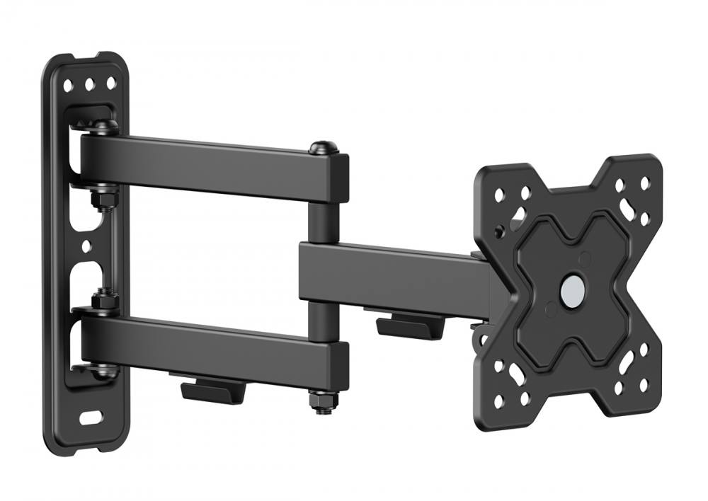 POWERTECH επιτοίχια βάση τηλεόρασης PT-1279, 13-32", έως 20kg, full motion