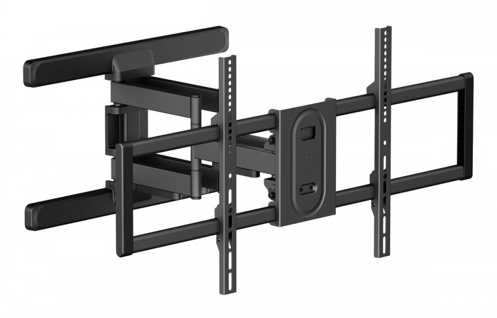 POWERTECH επιτοίχια βάση τηλεόρασης PT-1280, 43-100", έως 60kg, full motion