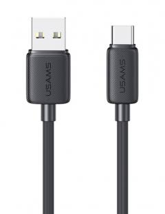 USAMS καλώδιο USB-C σε USB US-SJ688, 3A, 480Mbps, 1m, μαύρο