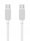 USAMS καλώδιο USB-C σε USB-C US-SJ691, 60W, 480Mbps, 1m, λευκό