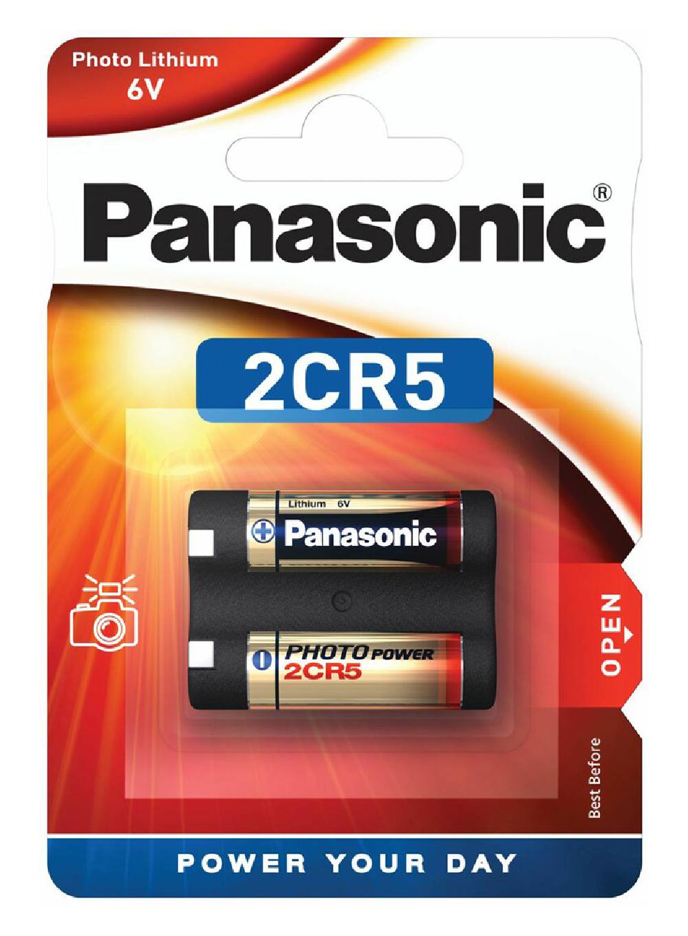 PANASONIC μπαταρία λιθίου, 2CR5, 6V, 1τμχ