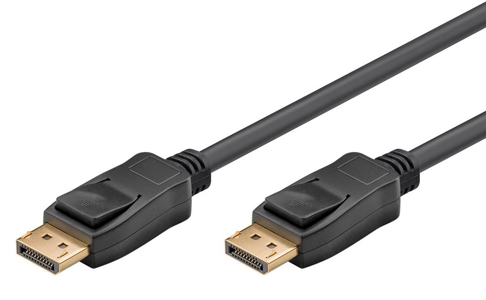 GOOBAY καλώδιο DisplayPort 65808 Certified, 8K/60Hz 32.4 Gbps, 1m, μαύρο