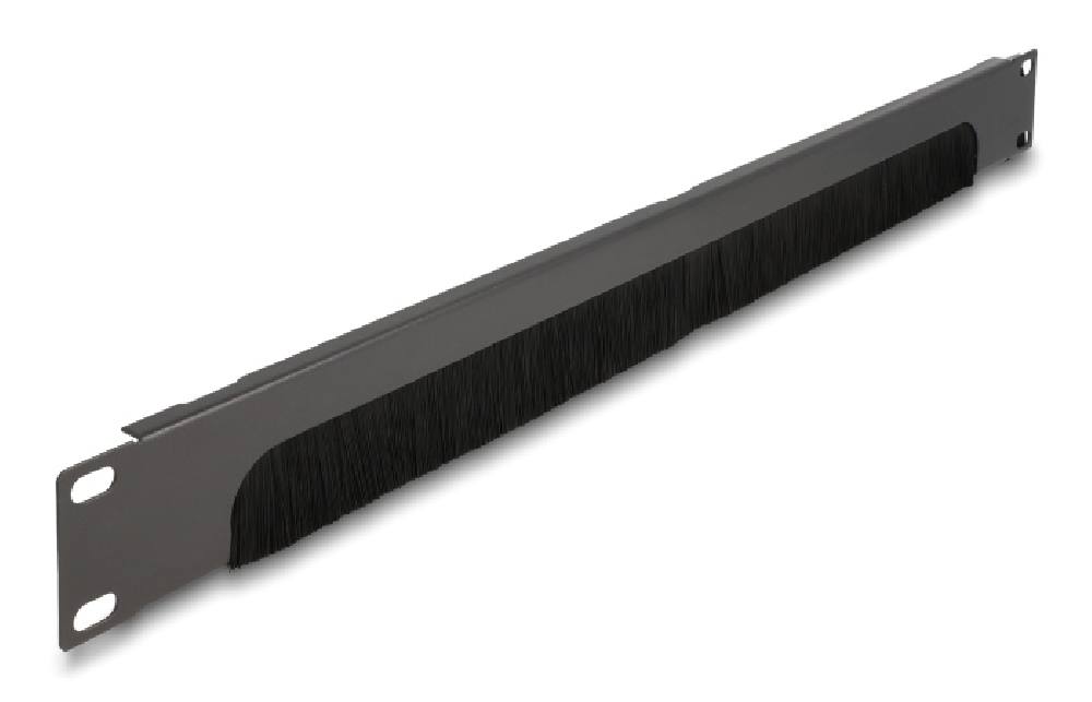 DELOCK βούρτσα προστασίας για καμπίνα 66750, 19"/1U, 44x483mm, μαύρο