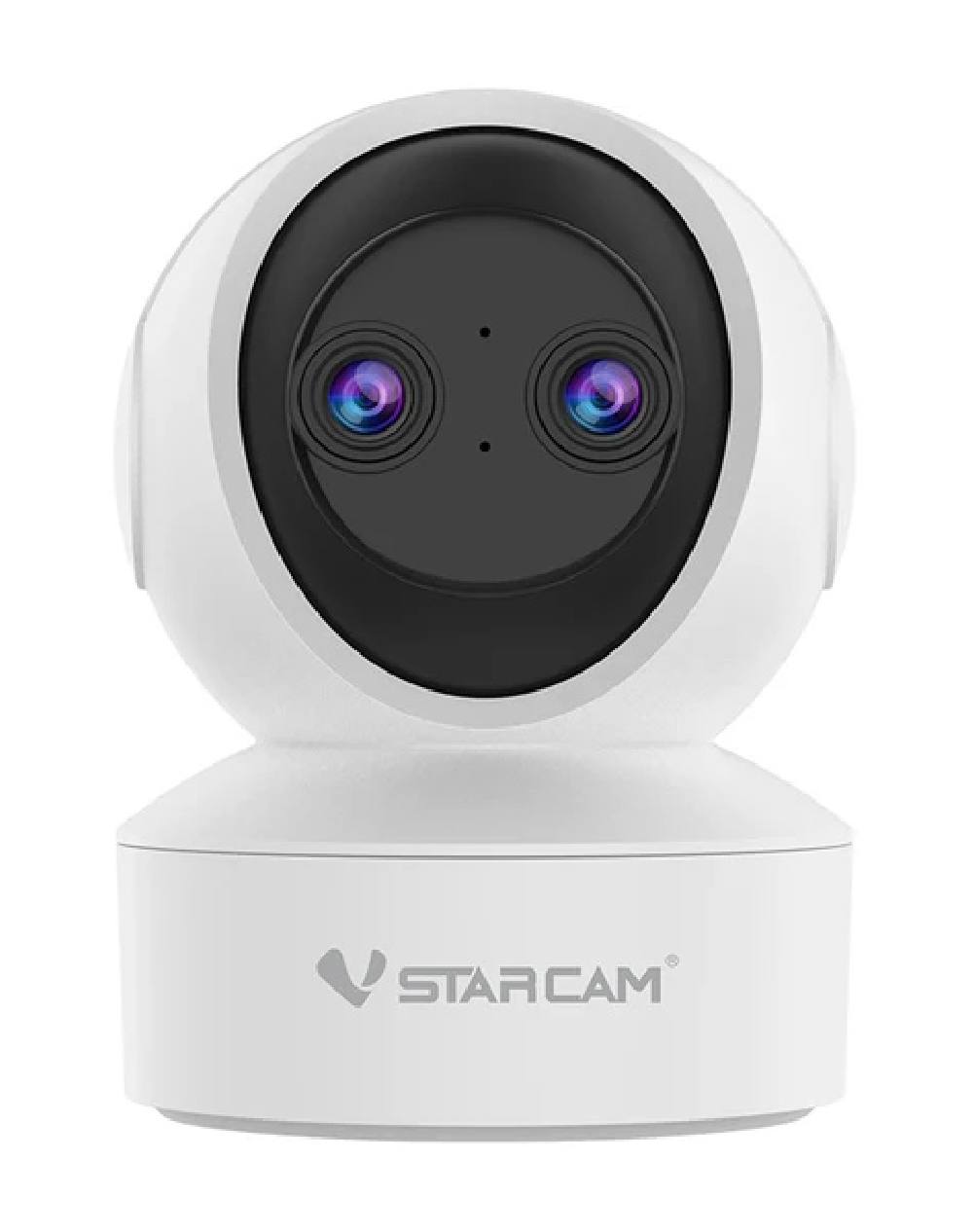 VSTARCAM smart κάμερα CS49D, 3MP, dual lens, WiFi, PTZ, SD