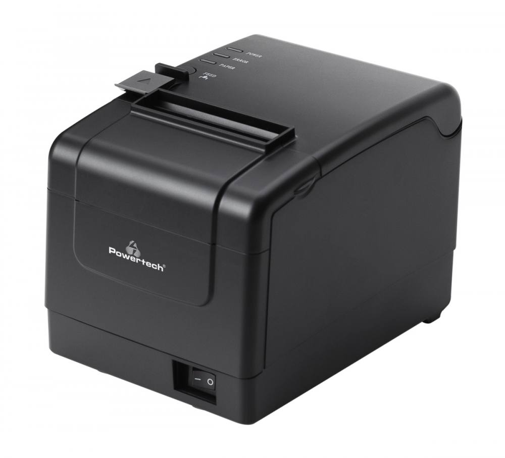 POWERTECH θερμικός εκτυπωτής αποδείξεων PT-1304, USB/LAN, μαύρος