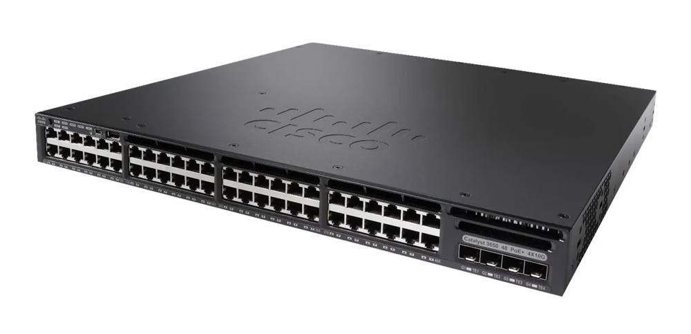 CISCO used Switch Catalyst WS-C3650-48PD-S, 48x 10/100/1000 POE+, 1x PSU