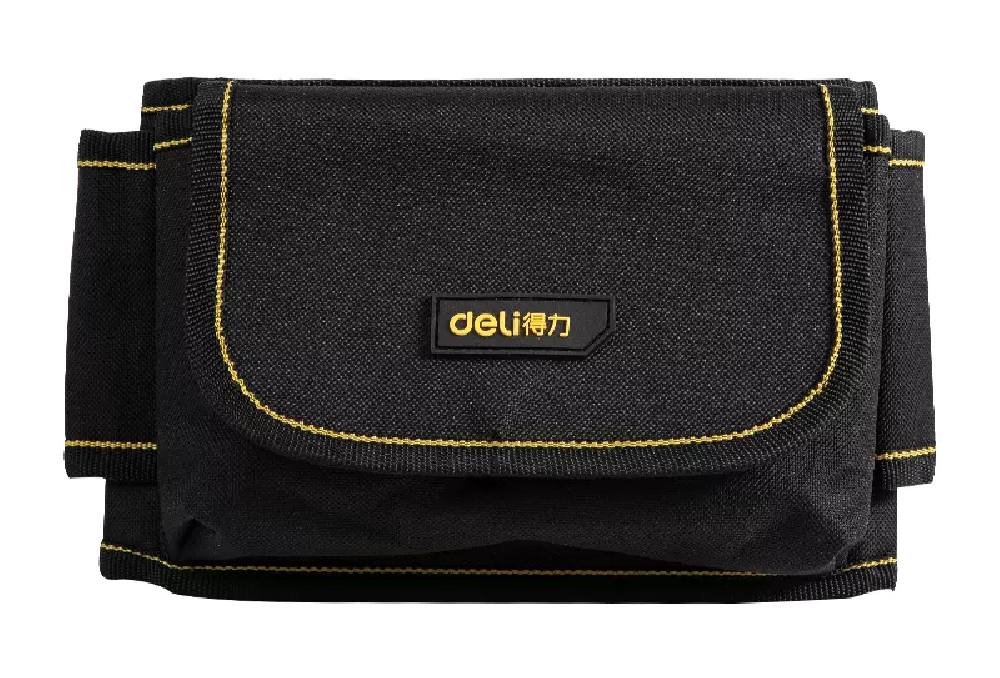 DELI εργαλειοθήκη μέσης DL5864, υφασμάτινη, 60x14.5x5cm, μαύρη