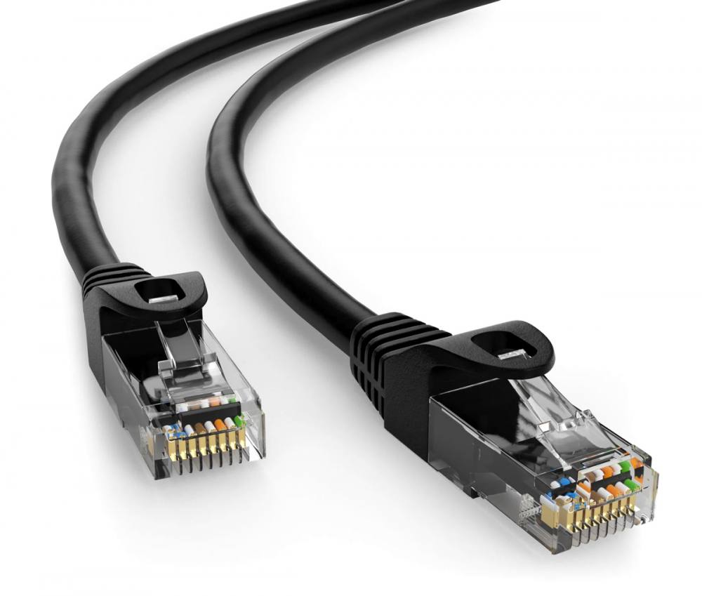 POWERTECH καλώδιο δικτύου CAB-N406, Cat 6 U/UTP, CCA, 250Hz, 5m, μαύρο