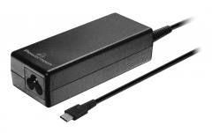 POWERTECH φορτιστής laptop PT-1319, USB-C PD 3.0, universal, 65W, μαύρος