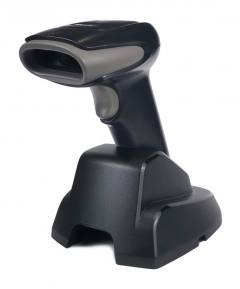 WINSON barcode scanner WNI-6223, 1D & 2D, ασύρματο, 2600mAh, με βάση φόρτισης, μαύρο