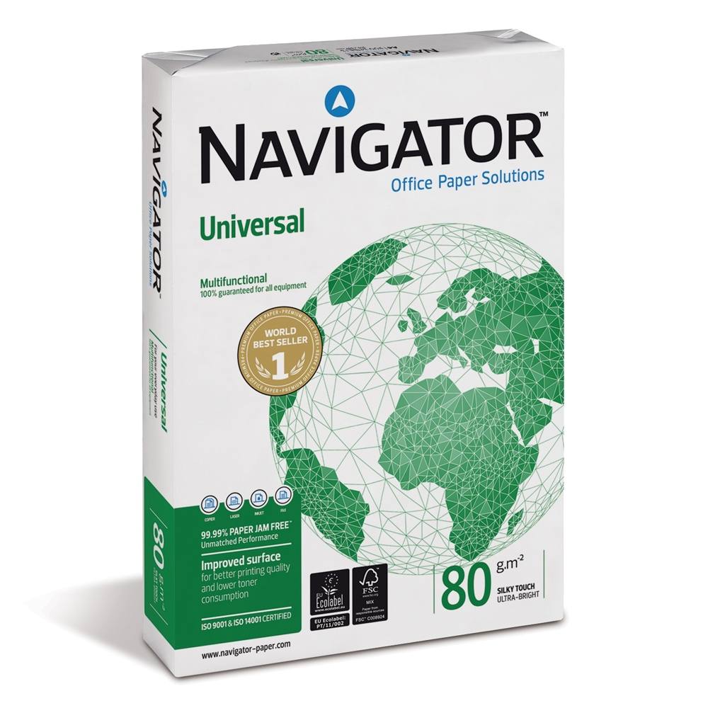 Επαγγελματικό Χαρτί Εκτύπωσης Navigator A4 80g/m² 500 Φύλλα