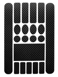 Προστατευτικά αυτοκόλλητα σκελετού ποδηλάτου RW39, μαύρα, 20τμχ