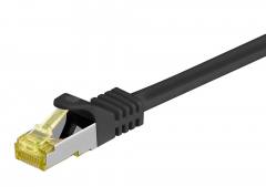 GOOBAY καλώδιο δικτύου 91599, CAT 7 S/FTP, 500MHz, CU, 1.5m, μαύρο
