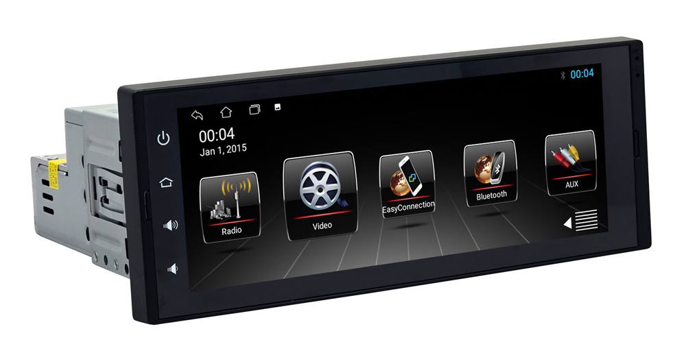 POWERTECH ηχοσύστημα αυτοκινήτου PT-1334 με οθόνη αφής 6.9", Bluetooth/WiFi/GPS/USB