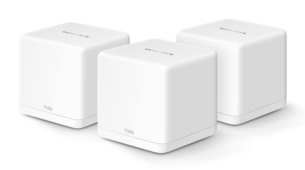 MERCUSYS Mesh WiFi 6 System Halo H60X, 1500Mbps Dual Band, 3τμχ, V.1.0