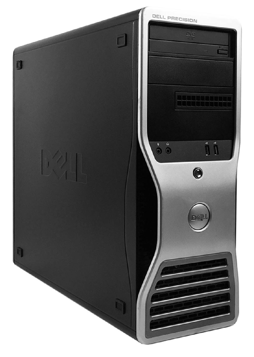 DELL PC Precision T5400 Tower, Refurbished Grade A Repainted, E5440, 4GB, 320GB, ATI FireGL V3600, DVD, FreeDOS