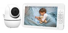 POWERTECH ενδοεπικοινωνία μωρού PT-1345 με κάμερα & οθόνη 7", 1080p, PTZ